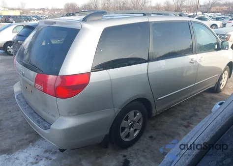 2004 Toyota Sienna Xle z USA, uszkodzony, nr VIN 5TDZA22C34S063202